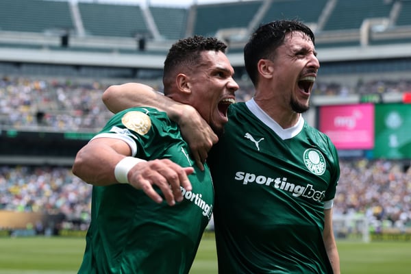 帕尔梅拉斯队在 16 强赛中击败了巴西对手博塔弗戈队。/ IMAGO/Sportimage