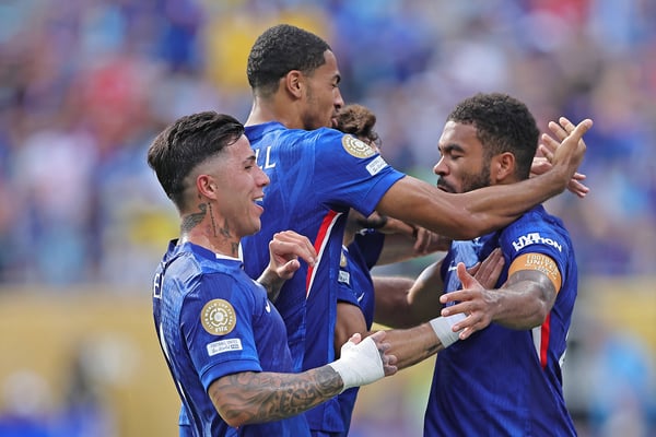 切尔西在 16 强赛中击败本菲卡。/IMAGO/体育新闻照片