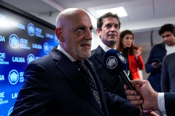 哈维尔·特巴斯和皇马很少意见一致。/IMAGO/ZUMA Press Wire