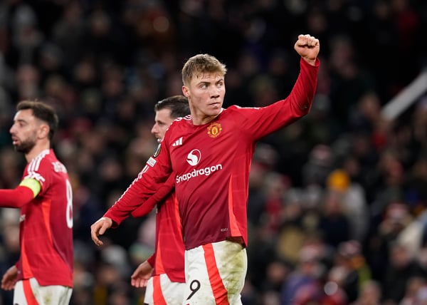 拉斯穆斯·霍伊伦德上赛季只打进 4 个联赛进球。/ IMAGO/Sportsimage