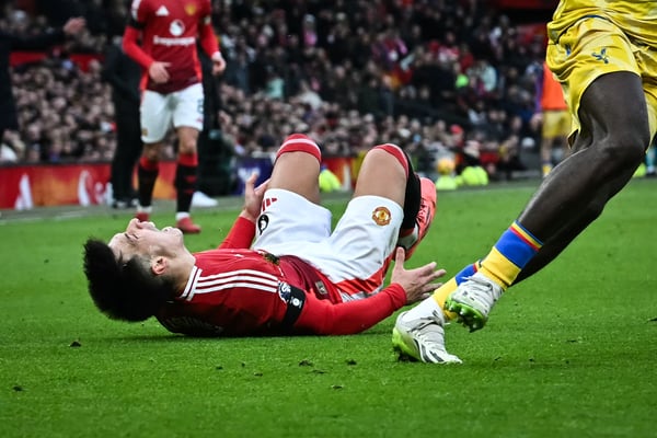 利桑德罗·马丁内斯在受伤之前状态一直很好。/ PAUL ELLIS/AFP via Getty Images
