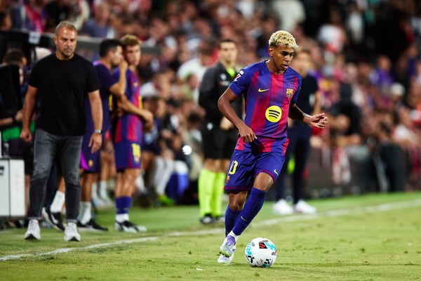 亚马尔已经缺席了四场比赛。/ Alvaro Medranda/Quality Sport Images/Getty Images