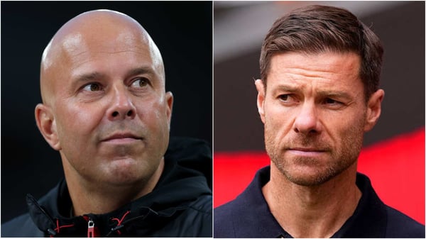 Arne Slot 和 Xabi Alonso 始终致力于为未来做好准备。/ Ryan Pierse/Angel Martinez/Getty Images
