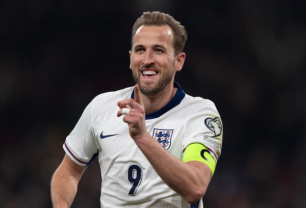 哈里·凯恩 (Harry Kane) 是英格兰队一位多产的射手和出色的队长。/ Visionhaus/Getty Images