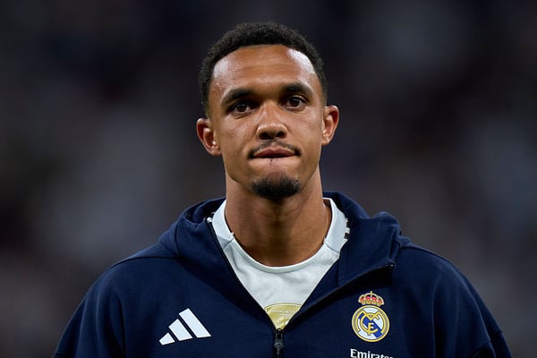 特伦特·亚历山大·阿诺德 (Trent Alexander-Arnold) 于 6 月从利物浦转会至皇家马德里。/ Diego Souto/Getty Images