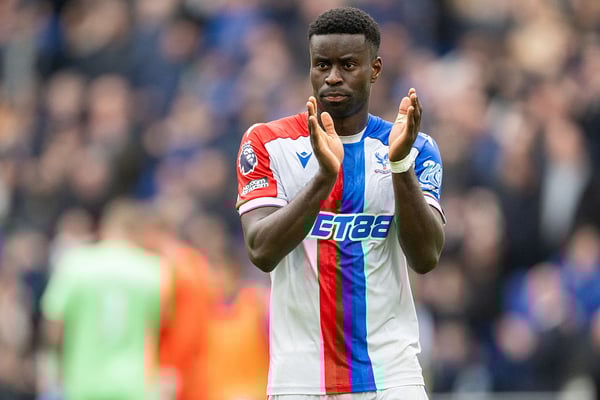 水晶宫队长马克·盖希 (Marc Guéhi) 人气旺盛。/塞巴斯蒂安·弗雷 (Sebastian Frej)/盖蒂图片社