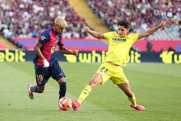巴塞罗那原定于今年 12 月在迈阿密迎战比利亚雷亚尔。/Flor Tan Jun/Getty Images