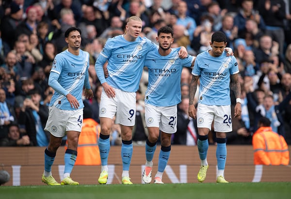 曼城队最近几周表现非常出色。/ Visionhaus/Getty Images