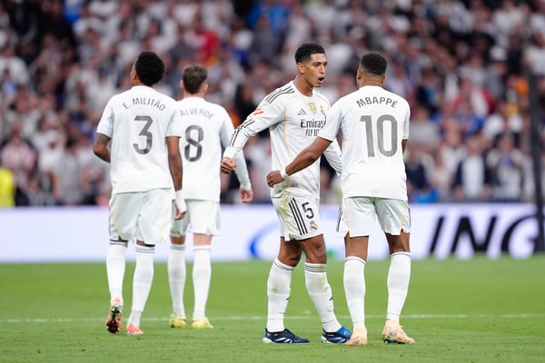 皇家马德里队结束了与巴塞罗那队的四连败。/IMAGO/中东图片社