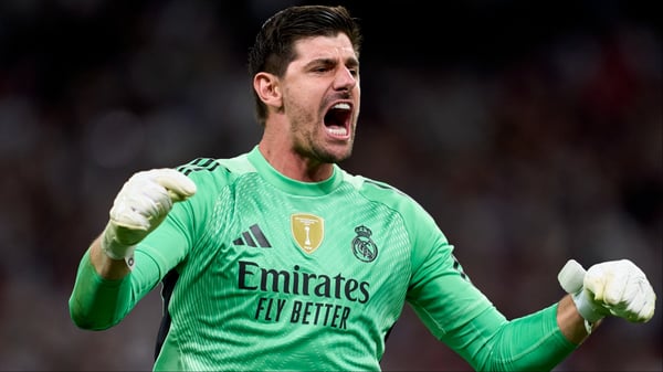 蒂博·库尔图瓦 (Thibaut Courtois) 已经成为顶级球员之一。/ Mateo Villalba/Getty Images