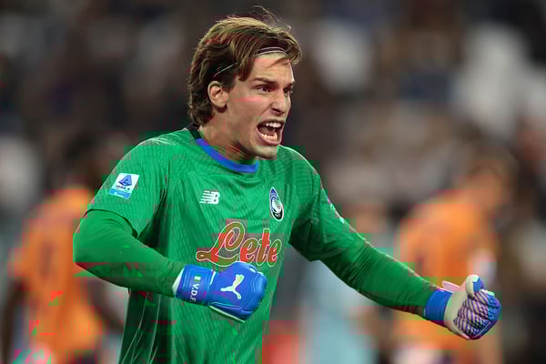 Marco Carnesecchi 的实力越来越强。/Jonathan Moscrop/Getty Images