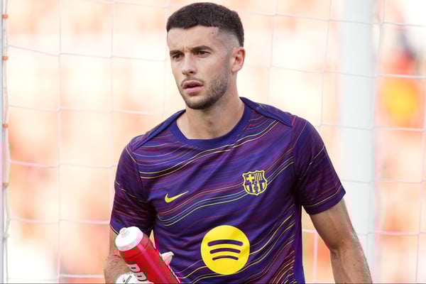 琼·加西亚 (Joan García) 有望于 2025 年夏天转会巴塞罗那。/亚历克斯·卡帕罗斯 (Alex Caparros)/盖蒂图片社