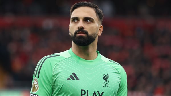 乔治·马马尔达什维利 (Giorgi Mamardashvili) 是一位令人印象深刻的守门员。/迈克尔·里根 (Michael Regan)/盖蒂图片社