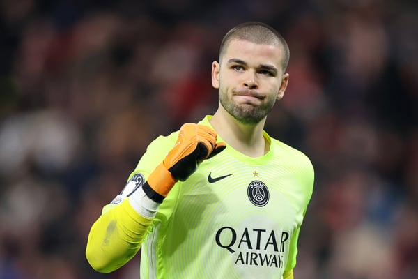 卢卡斯·查瓦利耶接替了吉安路易吉·多纳鲁马。/亚历克斯·格林/盖蒂图片社