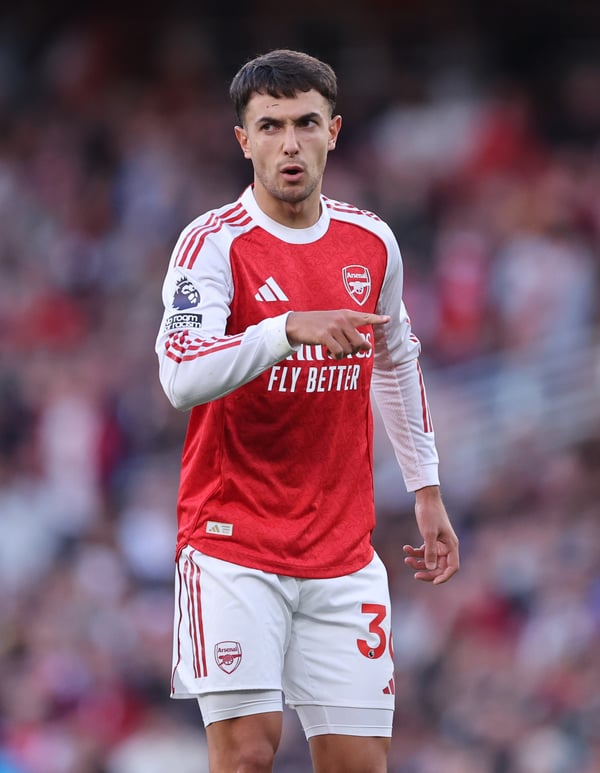 这位阿森纳中场球员在北伦敦大放异彩。/ Catherine Ivill - AMA/Getty Images