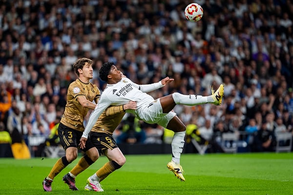 恩德里克首个赛季的最佳比赛之一就是对阵皇家社会。/ Alberto Gardin/Eurasia Sport Images/Getty Images