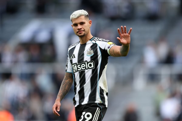 布鲁诺·吉马良斯在泰恩赛德表现出色。 /马特·麦克纳尔蒂/盖蒂图片社