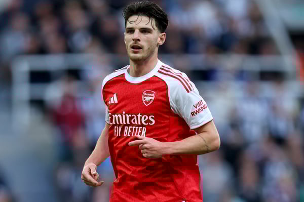 德克兰·赖斯一如既往地发挥稳定。/IMAGO/体育图片