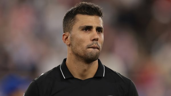 罗德里本周末应该会出场。/ Jonathan Moscrop/Getty Images