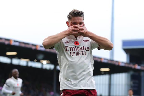 阿尔特塔对维克托·吉奥克雷斯赞不绝口。/ James Gill/Danehouse/Getty Images