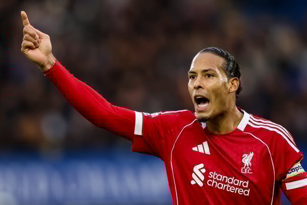 维吉尔·范戴克本赛季状态并不理想。/ Robin Jones/Getty Images