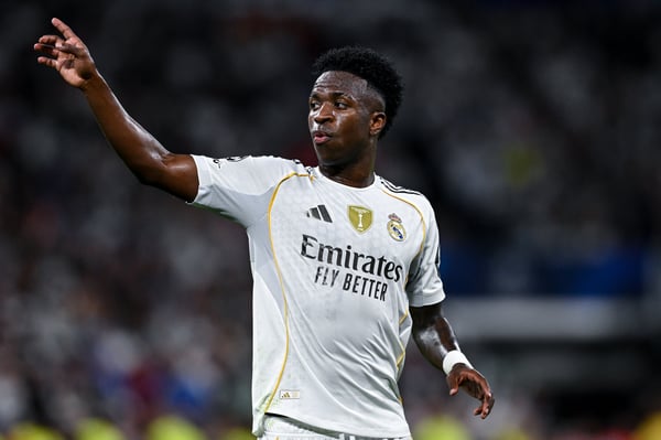 维尼修斯·儒尼奥尔在皇家马德里的未来悬而未决。/ 图片社/Getty Images