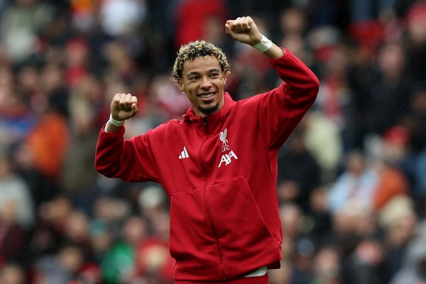 世界杯FIFA体育新闻：雨果·埃基蒂克很快适应了英格兰足球。/ DARREN STAPLES/AFP via Getty Images