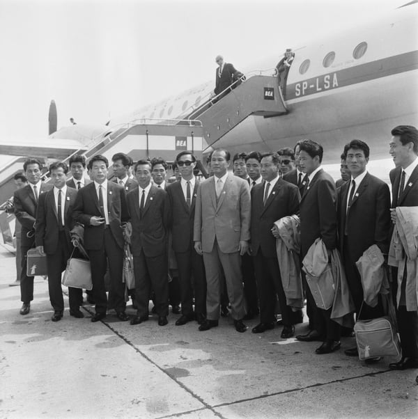 世界杯FIFA体育新闻：朝鲜国家队抵达英格兰参加1966年国际足联世界杯