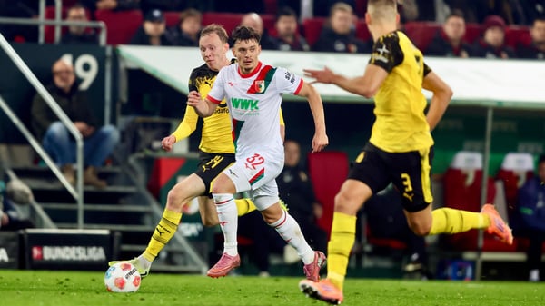 法比安·里德尔效力于奥格斯堡