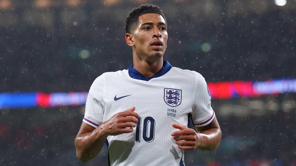 托马斯·图赫尔对裘德·贝林厄姆在英格兰队的位置提出了质疑。/ James Gill/Danehouse/Getty Images