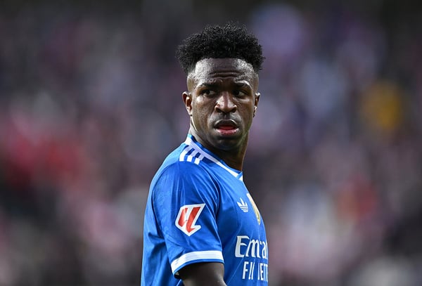 维尼修斯·儒尼奥尔始终是竞争者之一。 /丹尼斯·多伊尔/盖蒂图片社