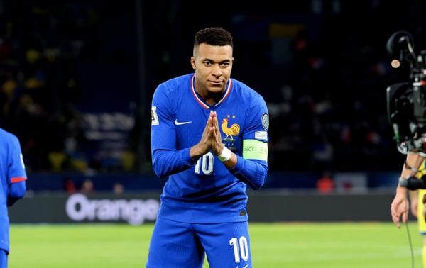 基利安·姆巴佩职业生涯至今已攻入400球。/ Xavier Laine/Getty Images