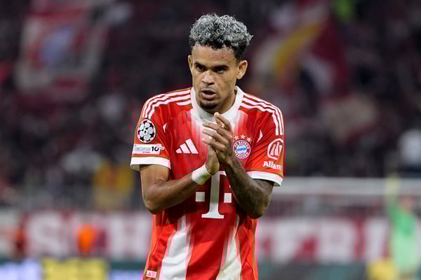 路易斯·迪亚斯正在飞往拜仁慕尼黑。 /达尼洛·迪乔瓦尼/盖蒂图片社