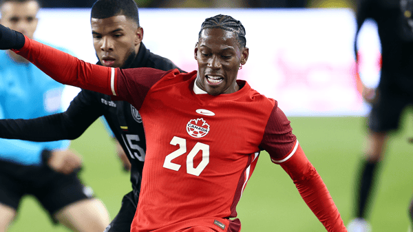 乔纳森·戴维在加拿大国家队和尤文图斯队的状态都十分低迷。/ Vaughn Ridley/Getty Images