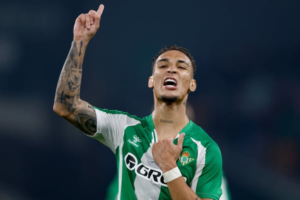 安东尼在皇家贝蒂斯的状态非常出色。/ Eric Verhoeven/Soccrates/Getty Images