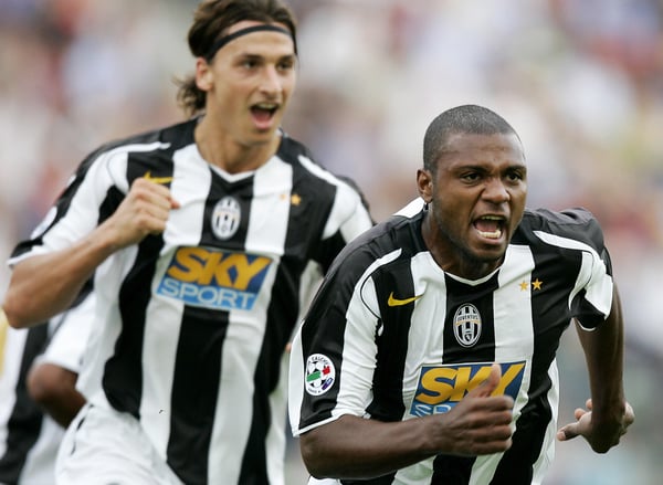 伊布和马塞洛·萨拉耶塔不太可能是一对锋线组合。 / 盖蒂/卡洛·巴罗奇尼