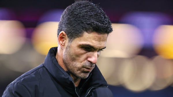 米克尔·阿尔特塔本赛季运气不佳。/ Robbie Jay Barratt/AMA/Getty Images