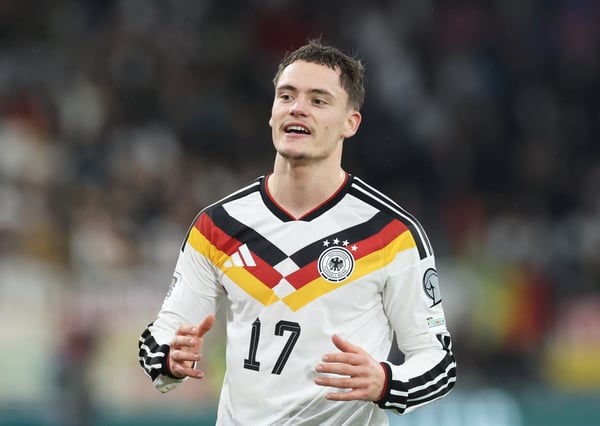 弗洛里安·维尔茨是这支年轻的德国队的门面人物。/ Alexander Hassenstein/Getty Images