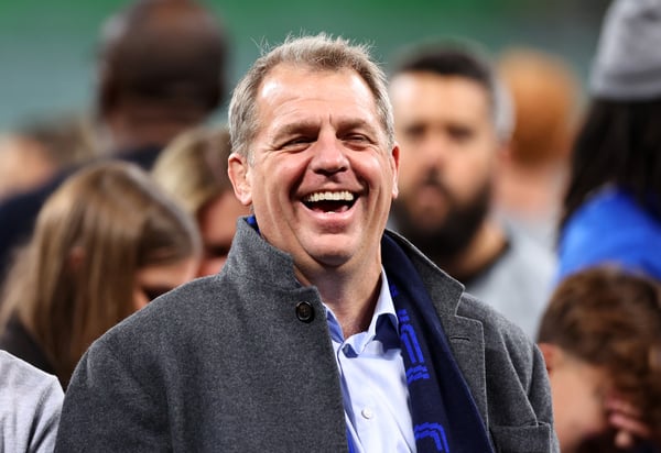 托德·博利担任切尔西联合老板已进入第四个赛季。/ Robbie Jay Barratt/AMA/Getty Images