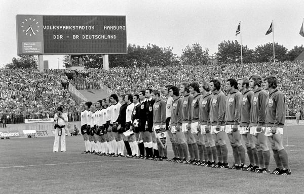 1974年东德对阵西德阵容