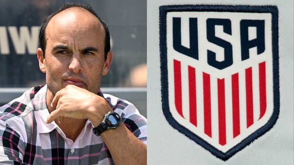 兰登·多诺万保持着美国国家男子足球队出场次数和进球数的纪录。/ Orlando Ramirez/Getty Images, Visionhaus/Getty Images