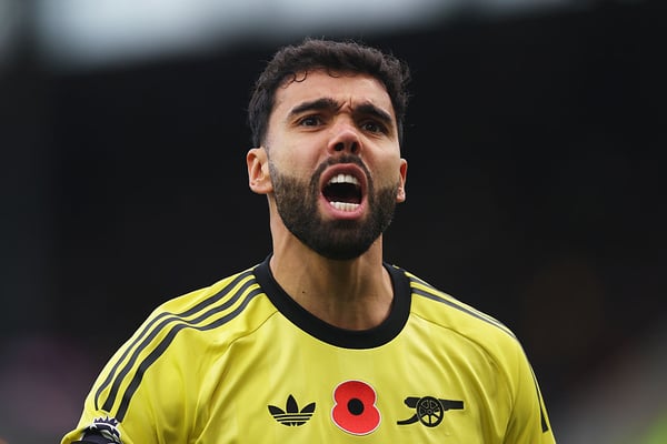 拉亚已连续获得英超金手套奖。/乔治·伍德/盖蒂图片社