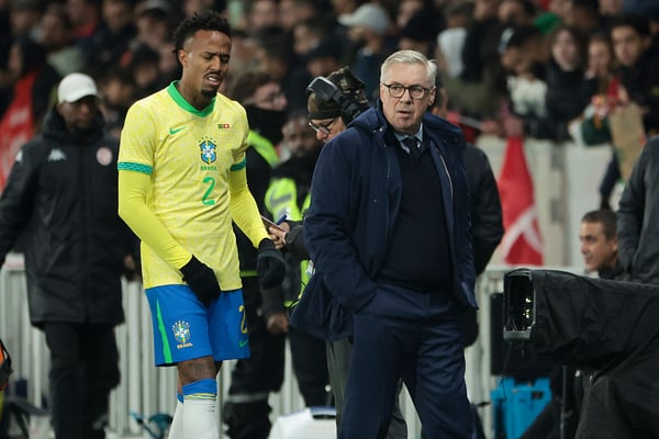 埃德尔·米利唐(左)将缺席对阵埃尔切的比赛。/ Jean Catuffe/Getty Images