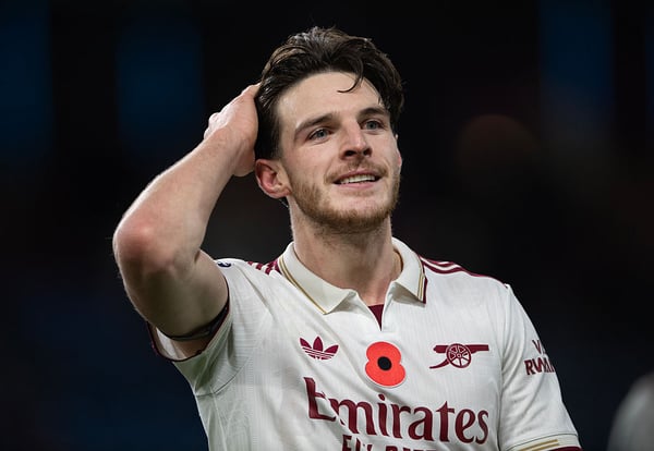 赖斯是欧洲最好的中场球员之一。/ Visionhaus/Getty Images