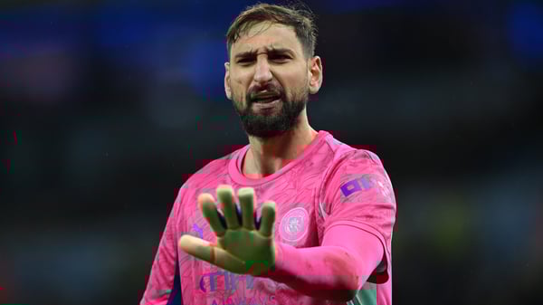 吉安路易吉·多纳鲁马 (Gianluigi Donnarumma) 成为本周末的焦点。 /肖恩·波特里尔/盖蒂图片社