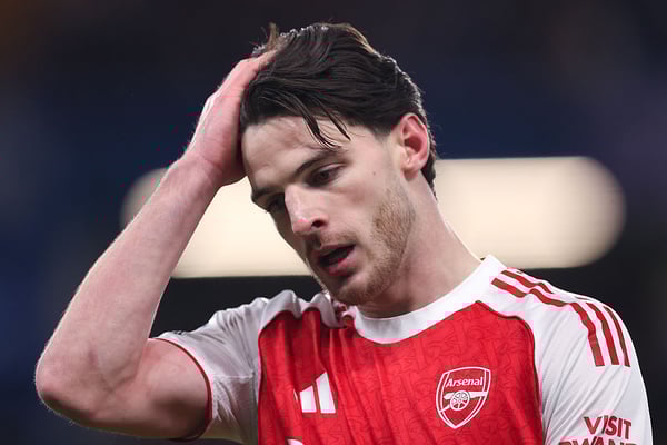 阿森纳周日晚间仅与切尔西战平。/ Catherine Ivill/AMA/Getty Images