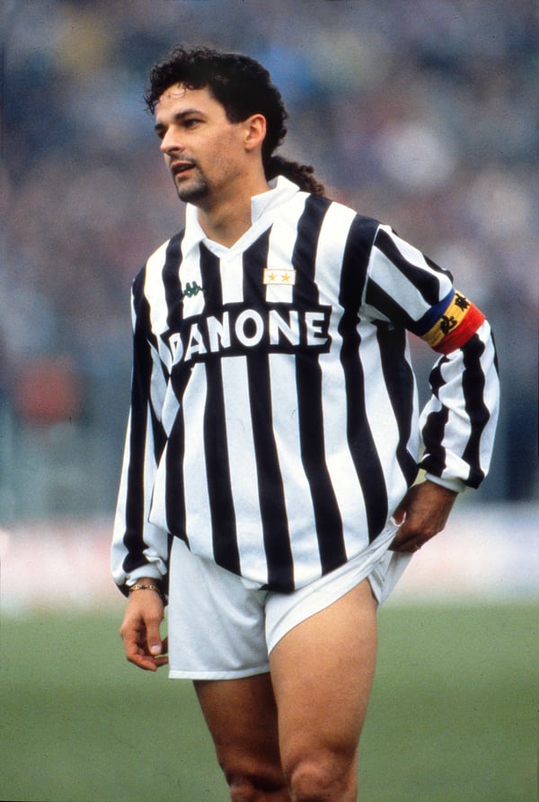 “神圣马尾辫”拥有足球史上最棒的绰号。/ IMAGO/Colorsport