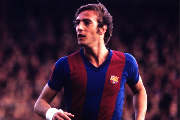 约翰·尼克森斯在巴塞罗那和阿贾克斯都表现出色。/ VI Images/Getty Images