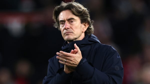 托马斯·弗兰克警告说,托特纳姆热刺队不会是“速效药”。/ Darren Staples/AFP/Getty Images