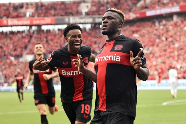 在哈维·阿隆索的带领下,勒沃库森势不可挡。 / 盖蒂/克里斯托夫·科普塞尔